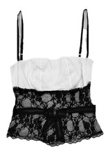 RINASCIMENTO Trägershirt Top Korsage Spitze Gr 38 