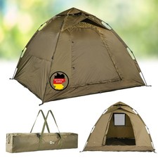 B-WARE Q-TAC Ruck Zuck Bivvy, 2 Mann Angelzelt, Karpfenzelt 300 x 300 x 160 cm