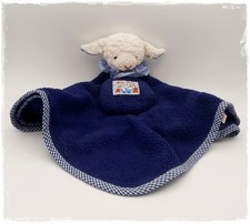 *•… Käthe Kruse - Schmusetuch Schaf Lamm - Fleece - blau - 36 cm - RARITÄT ...•*