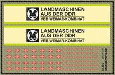 Decals 1 Satz DDR