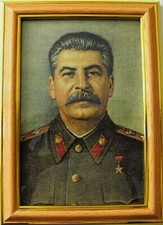 JOSEPH STALIN Gerahmtes Foto