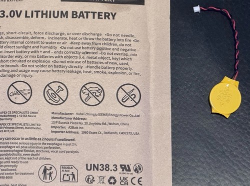 Cmos batterie pc - batterie, 3v