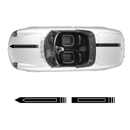 Aufkleber motorhaube pfeil - aufkleber,