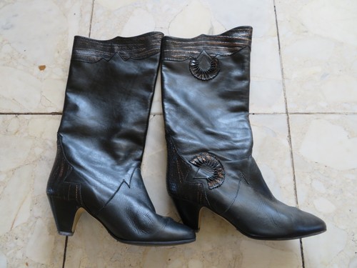 Damenstiefel echtleder 5 - echtleder, gr.39,5