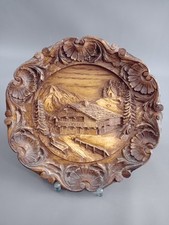 ALTER Holz Wandteller Alm