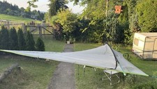Tentsile Ocean Una - Ein-Personen-Baumzelt, Hängematte, Biwak - Weiß, Wie Neu