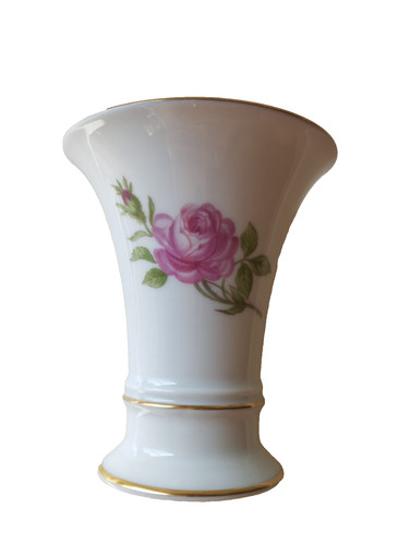 Fürstenberg vase rose weiß - rose,