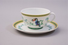 Hermes toucans teetasse tasse - hermes,