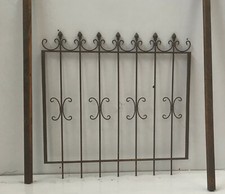 Schmiedeeisen Zaun Eisen Gartenzaun Antik  Cassel-Z100/100 Roh Rost rostig