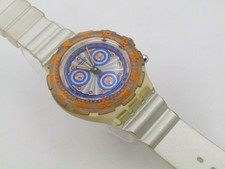 SWATCH AQUA-CHRONO SILVER MOON