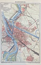 antike Landkarte: Stadtplan