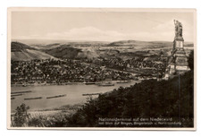 8502- Nationaldenkmal Niederwald  mit Blick auf Bingen 1935