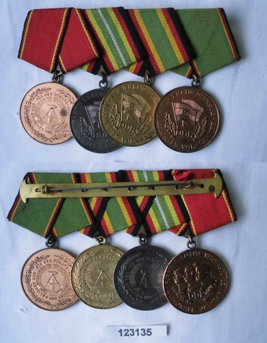 Ddr 4er ordensspange medaille - ddr,