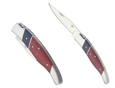 LAGUIOLE Taschen Messer Jagd Klapp Holz Camping Outdoor Klinge braun Klinge