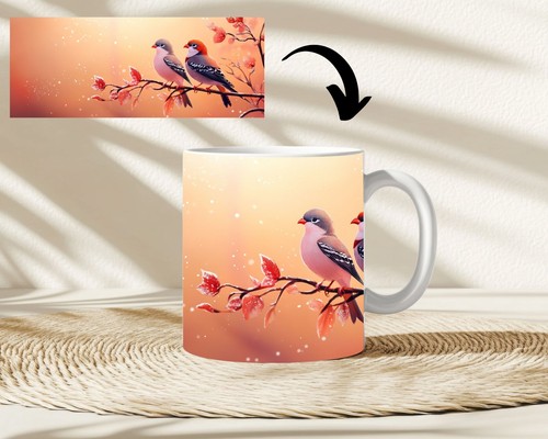 Kaffeetasse zebrafinken vogel - kaffeetasse,