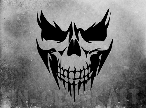 Aufkleber totenkopf skull - 2,