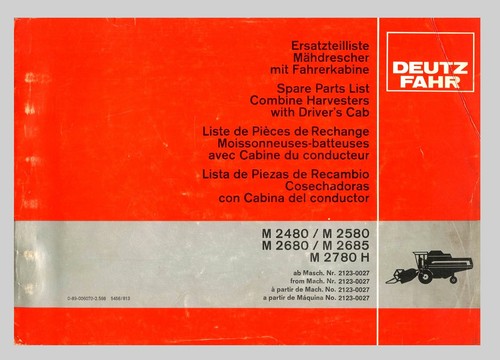 Deutz fahr 2480 2580 - 2480,