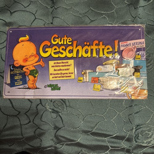 Blechschild windel winni - windel,
