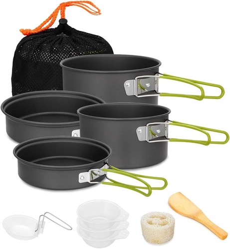 Camping kochset geschirr set - camping, geschirr-set