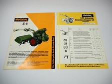 Holder E6 Einachsschlepper