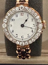 Damenuhr Gold, 15 ct/ 625 Gelbgold/Antik