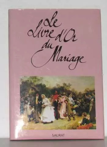 Livre du mariage - d'or,