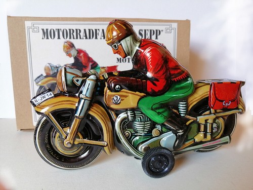 Motorradfahrer sepp modell - "sepp", (modell