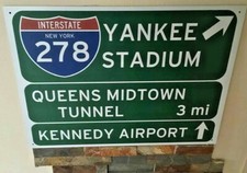 XXL US Strassenschild Yankee