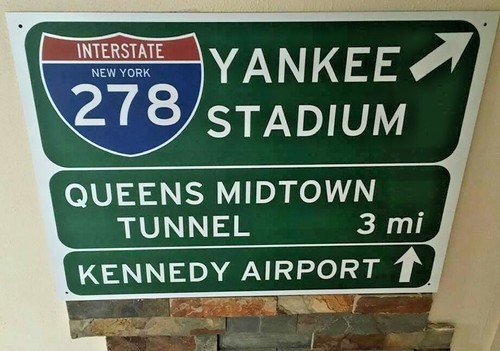 Xxl strassenschild yankee - xxl,