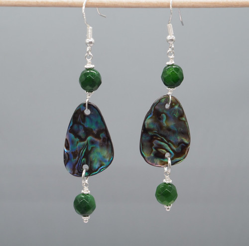 Abalone muschel ohrringe - muschel,