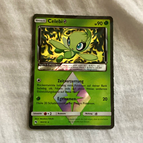Pokémon tcg celebi prism - prism, star