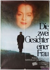 Plakat zwei gesichter einer - zwei,