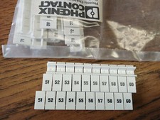 Phoenix Contact Zackband ZB 6  LGS: FORTLAUFENDE ZAHLEN 51-60 Lieferung freiHaus