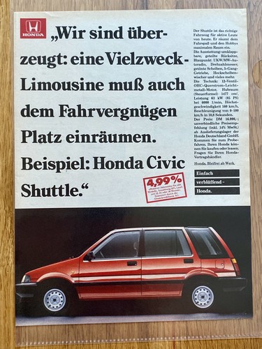Honda civic shuttle - civic, oldtimer