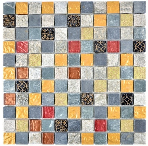 Mosaikfliese glasmosaik küche - glasmosaik,