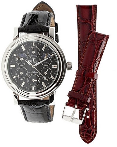 Herrenuhr wechsel lederarmband - herrenuhr, wechsel-lederarmband
