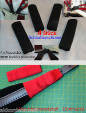 4 x Schnallenschutz für Akkordeon- Gurte, 4 x accordion strap buckles protection