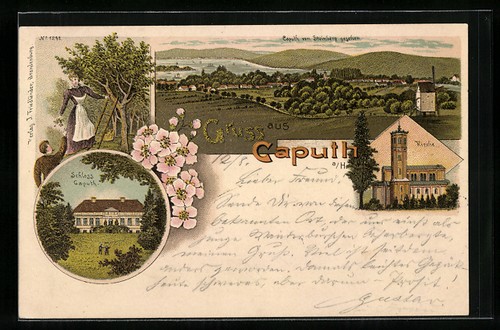 Lithographie caputh h - caputh, a.