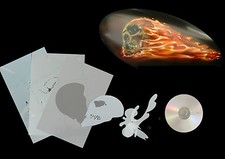 Airbrush Schablone seitlicher