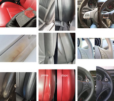 Sitzretusche Leder Anthrazit