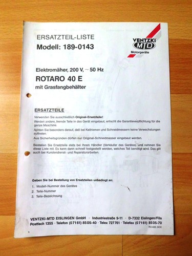 Ventzki mtd elektromäher - ,