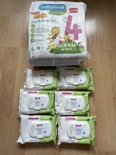 Windeln Gr 4 & Hipp Tücher 6