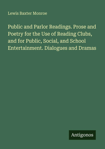Public and parlor readings - public,