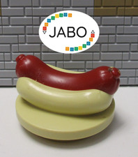 ( D14/11 ) LEGO Duplo Wurst Bratwurst Hotdog Bauernhof Haus Markt Grill