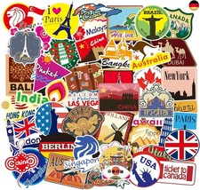 Koffer Aufkleber, Retro