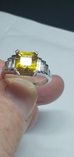 Saphir citrin weißgold - citrin,