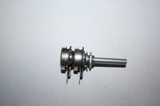 1 x Stereopoti  47k Ohm, log, 6 mm Achse, unbenutzt