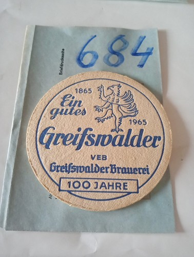 Stück ddr bierdeckel veb - 1,