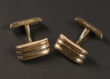 schöne 750er Gelbgold Cartier Trinity Manschettenknöpfe