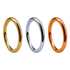 2mm 9ct Gelb Weiß Rose Solid